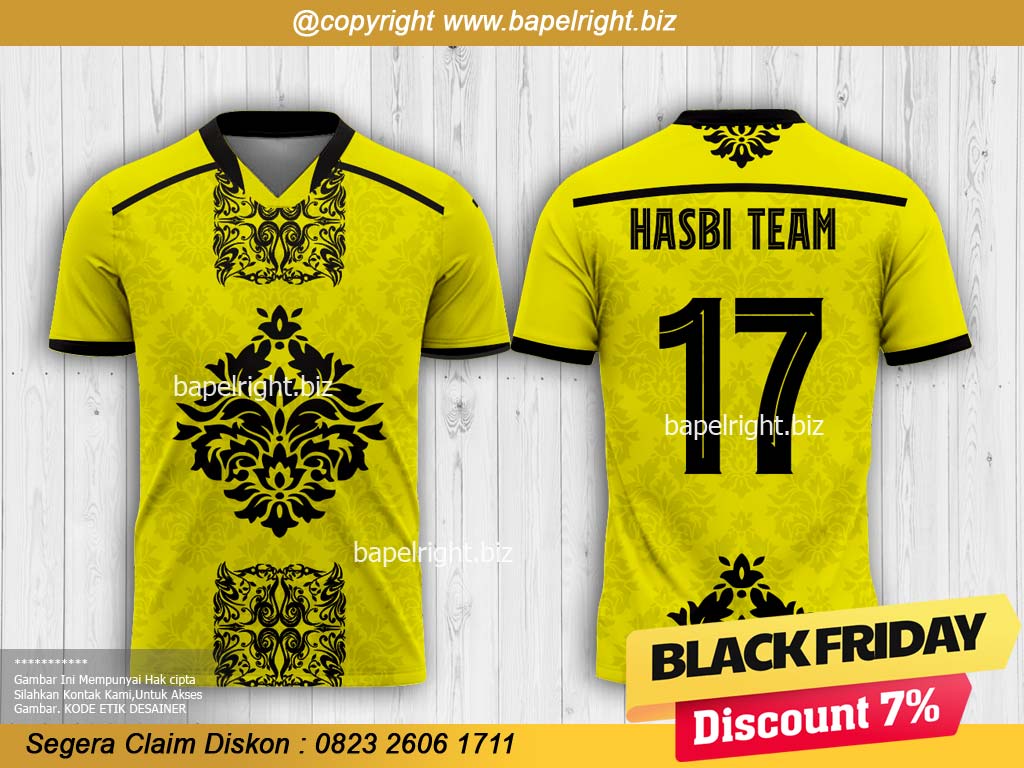 Jersey Bola Hitam Kuning