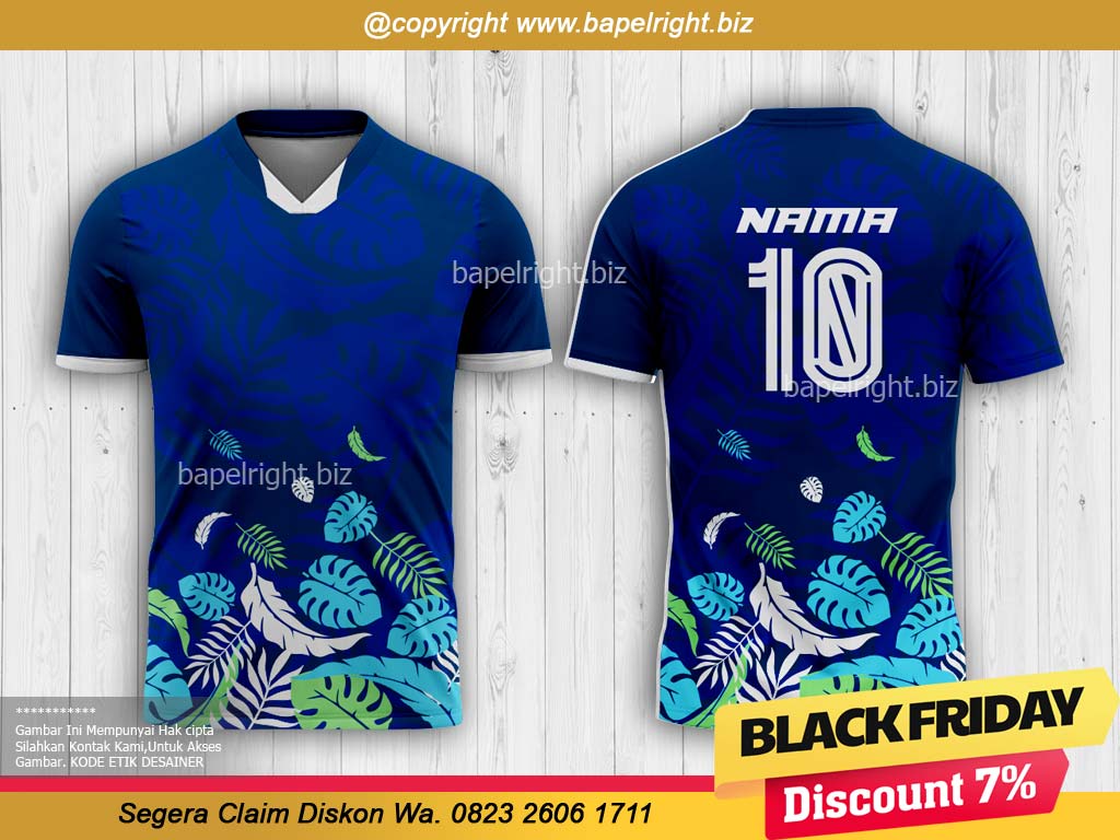 Jersey Futsal Biru Dongker